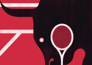 giulio bonasera tennis psychology sport anger conceptual illustration